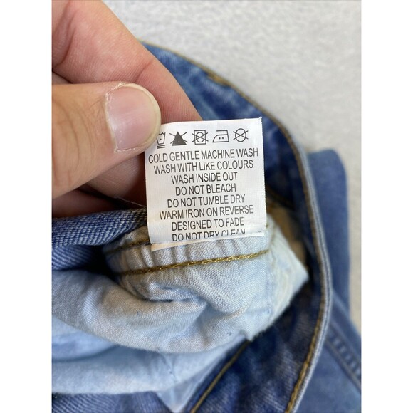 Princess Polly Jeans Women's 10 Denim High Rise Wide Leg Crop - Picture 4 of 9